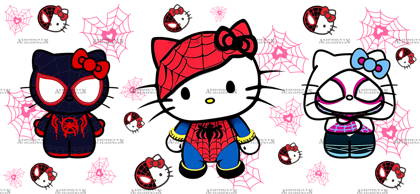 Spider Kitty-1 UV DTF Transfer