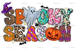 Spooky Season pumpkin DTF Transfer