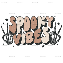 Spooky Vibes DTF Transfer