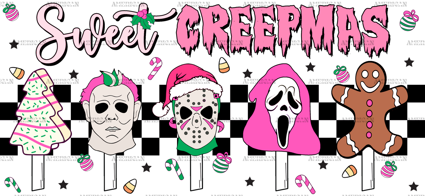 Sweet Creepmas UV DTF Transfer