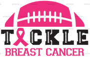 Tackle Breast Cancer Pink Football DTF Transfer