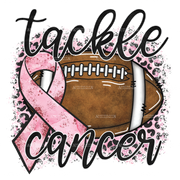 Tackle Breast Cancer Pink Leopard DTF Transfer