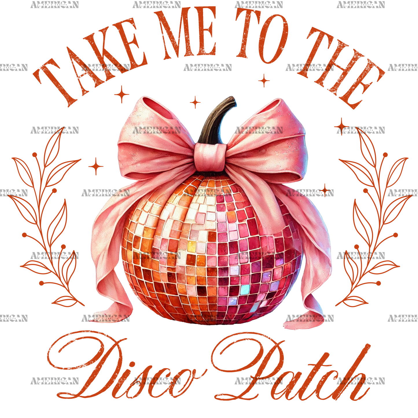 Take Me To The Disco Patch-2 DTF Transfer