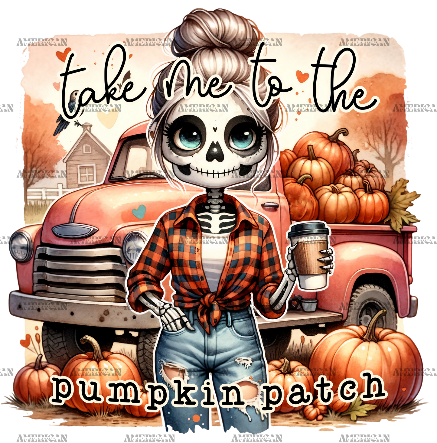 Take Me To The Pumpkin Patch-3 DTF Transfer