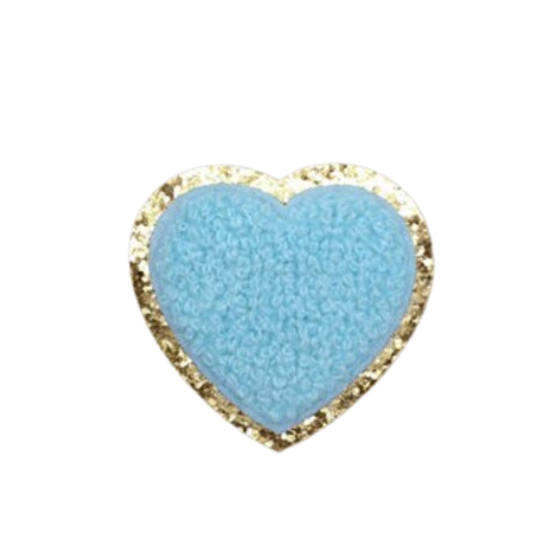 Heart on Gold Patches (Small/Chenille)