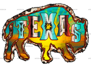 Texas Buffallo DTF Transfer
