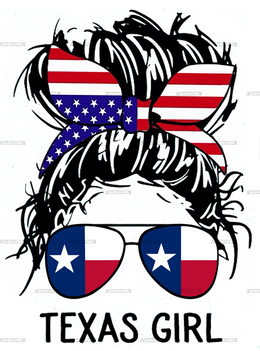 Texas Girl Sunglasses DTF Transfer