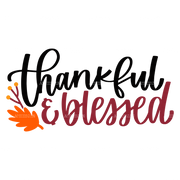 Thankful Blessed DTF Transfer