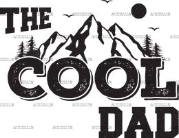 The Cool Dad DTF Transfer