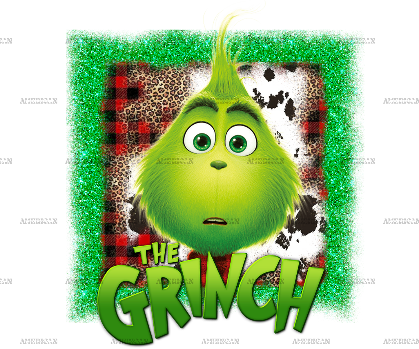 The Grinch Tiny DTF Transfer