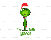 The Little Grinch DTF Transfer