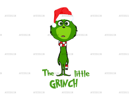 The Little Grinch DTF Transfer