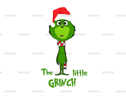 The Little Grinch DTF Transfer
