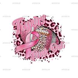Tigers Pink Out DTF Transfer