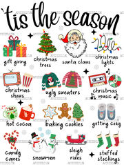 Tis The Season Christmas-9 DTF Transfer