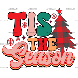 Tis The Season Christmas-14 DTF Transfer