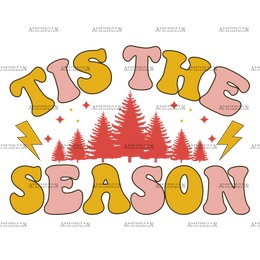 Tis The Season Christmas-17 DTF Transfer