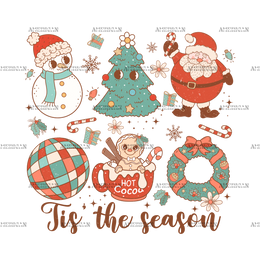 Tis The Season Christmas-26 DTF Transfer