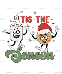 Tis The Season Christmas-3 DTF Transfer