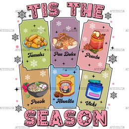 Tis The Season Christmas-5 DTF Transfer