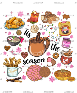 Tis The Season Christmas-6 DTF Transfer