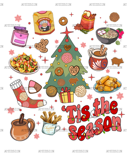 Tis The Season Christmas-7 DTF Transfer