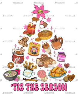 Tis The Season Christmas-8 DTF Transfer