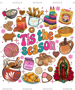 Tis The Season Christmas-9 DTF Transfer