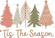 Tis The Season Trees DTF Transfer