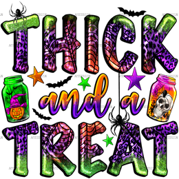 Trick and a Treat DTF Transfer