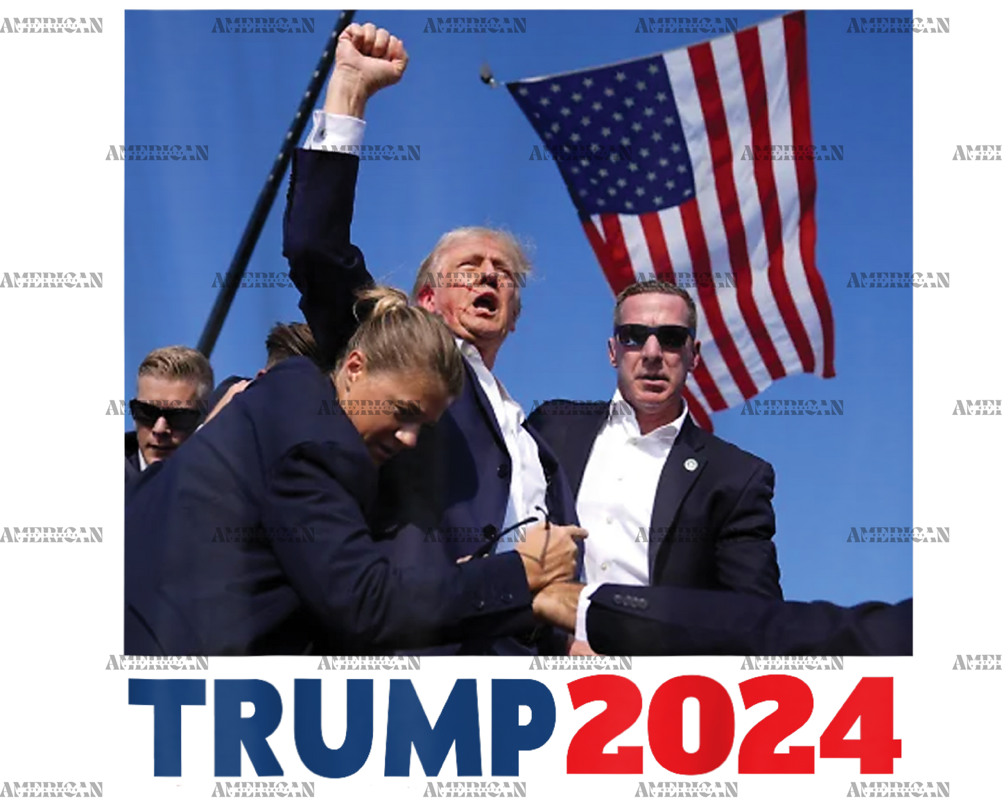 Trump 2024 Fight DTF Transfer