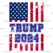 Trump 2024 Flag-1 DTF Transfer
