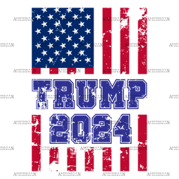 Trump 2024 Flag-1 DTF Transfer