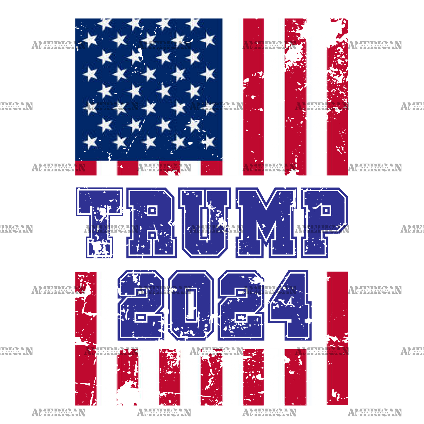 Trump 2024 Flag-1 DTF Transfer