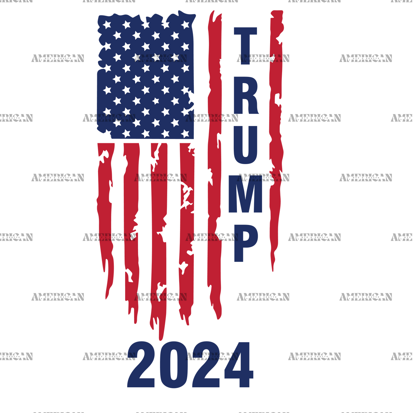 Trump 2024 Flag-2 DTF Transfer
