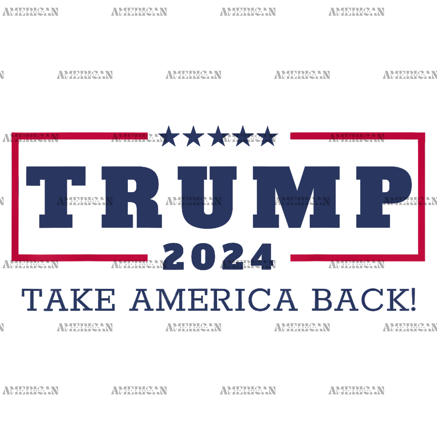 Trump 2024 Take America Back DTF Transfer