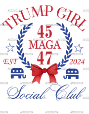 Trump Girl Social Club DTF Transfer