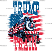 Trump Train-1 DTF Transfer