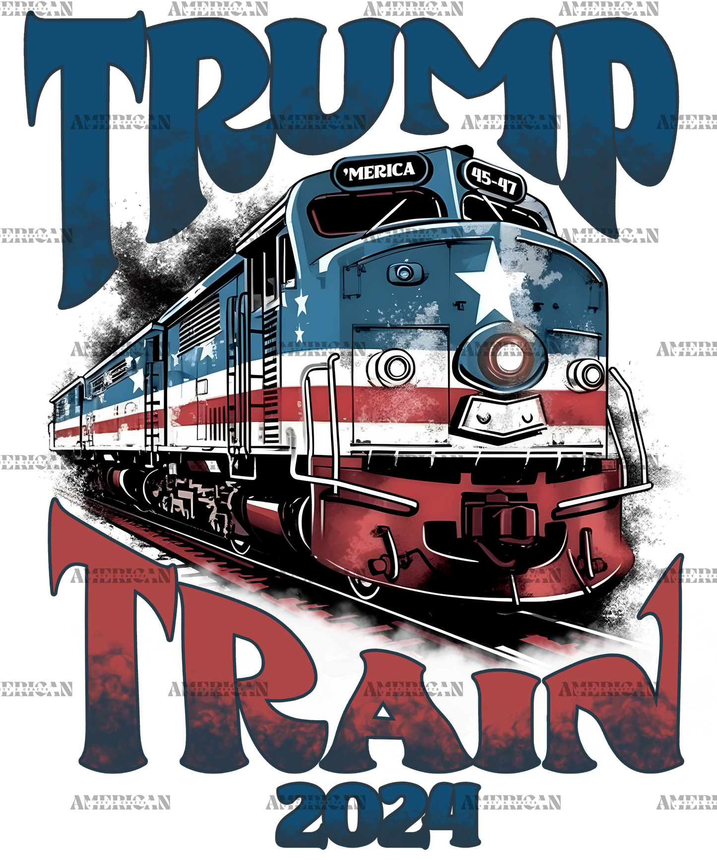 Trump Train 2024 DTF Transfer