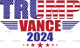 Trump Vance 2024-2 DTF Transfer