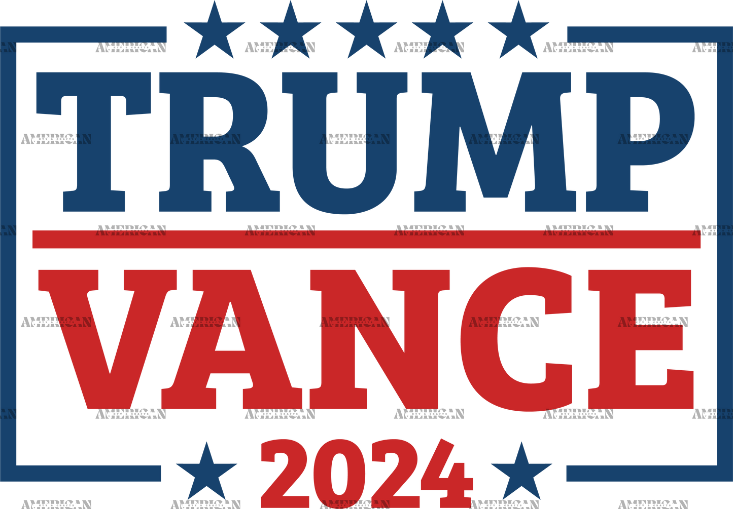 Trump Vance 2024-4 DTF Transfer