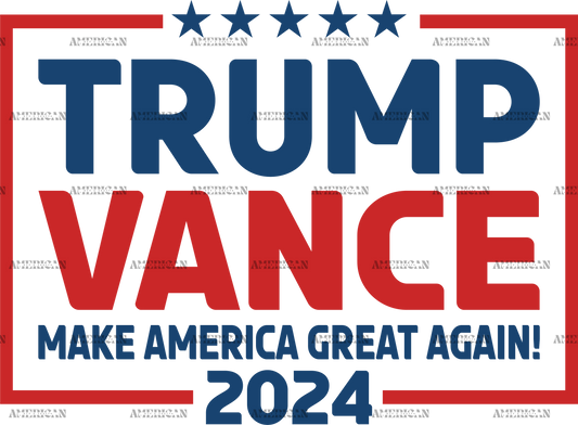 Trump Vance 2024-8 DTF Transfer