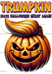 Trumpkin Make Halloween Great Again-1 DTF Transfer