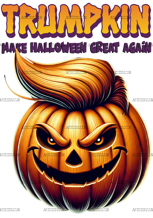 Trumpkin Make Halloween Great Again-1 DTF Transfer