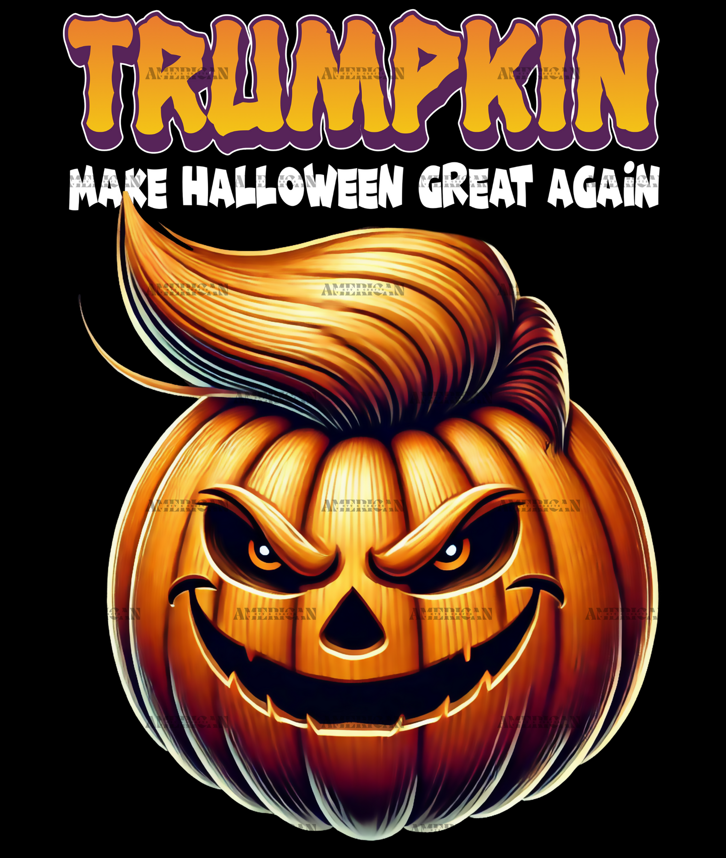 Trumpkin Make Halloween Great Again-2 DTF Transfer