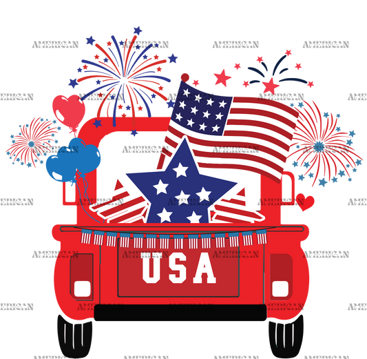 USA Truck DTF Transfer