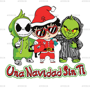 Una Navidad Sin Ti  DTF Transfer