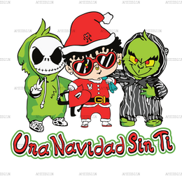 Una Navidad Sin Ti  DTF Transfer