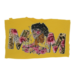 Floral Queen MOM Rhinestone DTF Transfer