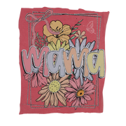 Blooming Mama Rhinestone Frame DTF Transfer